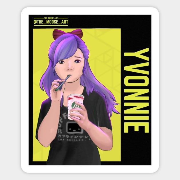 Yvonnie Sticker by The_Moose_Art